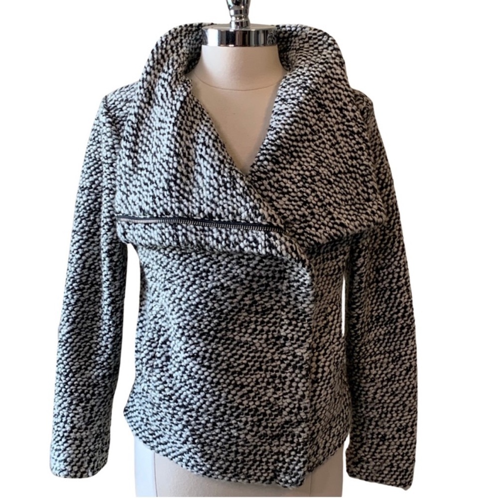 BLANKNYC tweed moto jacket. Size large